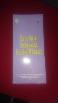 Himpunan Peraturan Perundang-Undangan Terkait Bidang SDM Kesehatan