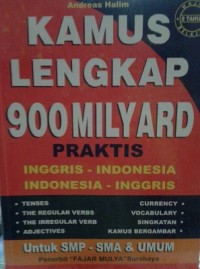 Kamus Lengkap 900 Milyard