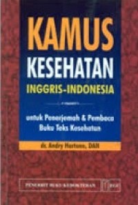 Kamus Kesehatan Inggris-Indonesia