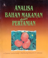 Analisa Bahan Makanan dan Pertanian