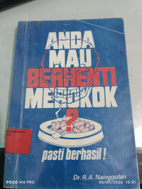 Image of Anda Mau Berhenti Merokok