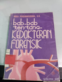 Image of Bab-Bab Tentang Kedokteran Forensik
