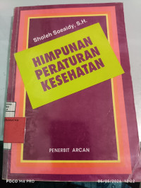 Image of Himpunan Peraturan Kesehatan