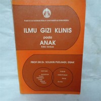 ILMU GIZI KLINIS pada ANAK