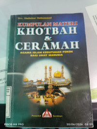 Image of Khotbah Dan Ceramah