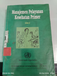 Image of Manajemen Pelayanan Kesehatan Primer