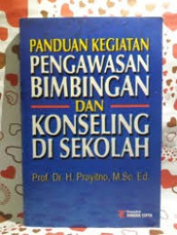 Image of Panduan Kegiatan Pengawasan Bimbingan Dan Konseling Di Sekolah