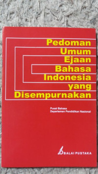 Image of Pedoman umum ejaan bahasa yang disempurnakan
