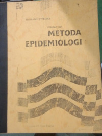 Image of Pengantar Metoda Epidemiologi