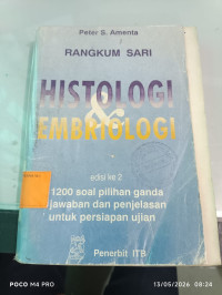 Image of Rangkum Sari Histologi Dan Embriologi
