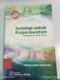 Image of Sosiologi Untuk Keperawatan Pengantar Dan Teori