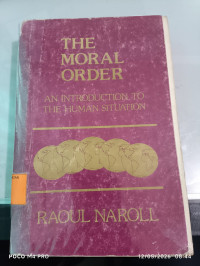 Image of The Moral Order An Introduction To The Human Situation