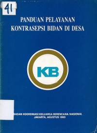 Panduan Pelayanan Kontrasepsi Bidan Di Desa