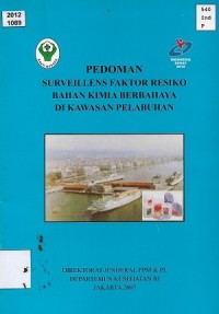 Pedoman Surveillens Faktor Resiko Bahan Kimia Berbahaya Di Kawasan Pelabuhan