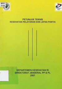 Image of Petunjuk Teknis Kesehatan Pelayaran Dan Lepas Pantai