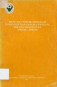 Image of Rencana Pokok Program Pembangunan Jangka Panjang Bidang Kesehatan